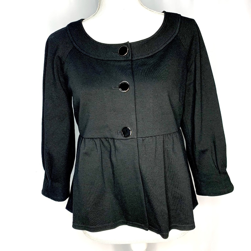 Kenneth Cole Reaction Black Jacket/Top Size 2